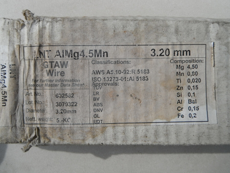 Drut do aluminium AlMg4,5Mn pręty fi 3,2mm (1)