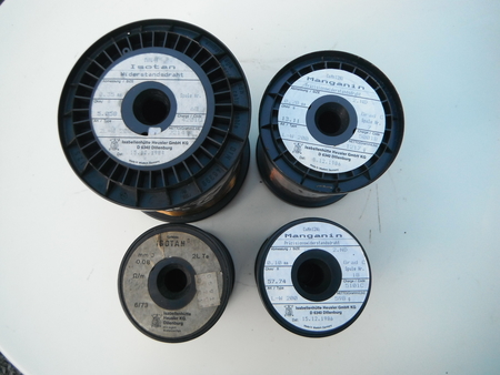 Manganin Isotan druty oporowe od 0,08 mm do 0,35 mm (1)