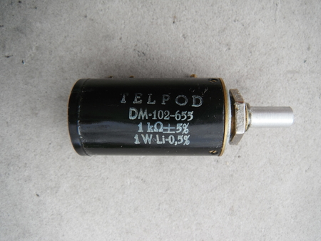 Potencjometr Helipot DM-102-655 Telpod 1kOhm 1W   (1)