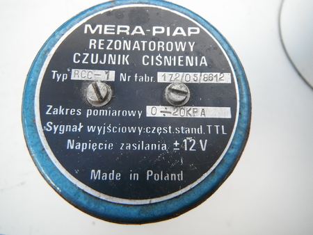Rezonatorowy czujnik ciśnienia RCC-1 Mera Piap 0-20 KPa (1)