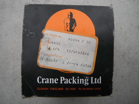 Uszczelnienie mechaniczne Crane Packing T2/BF871/W mechanical seal 1A&2 (1)