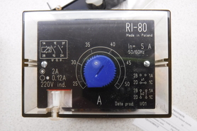 RI-80 nastaw 25-50A Przekaźnik 220V 50Hz ri80 nadprądowy